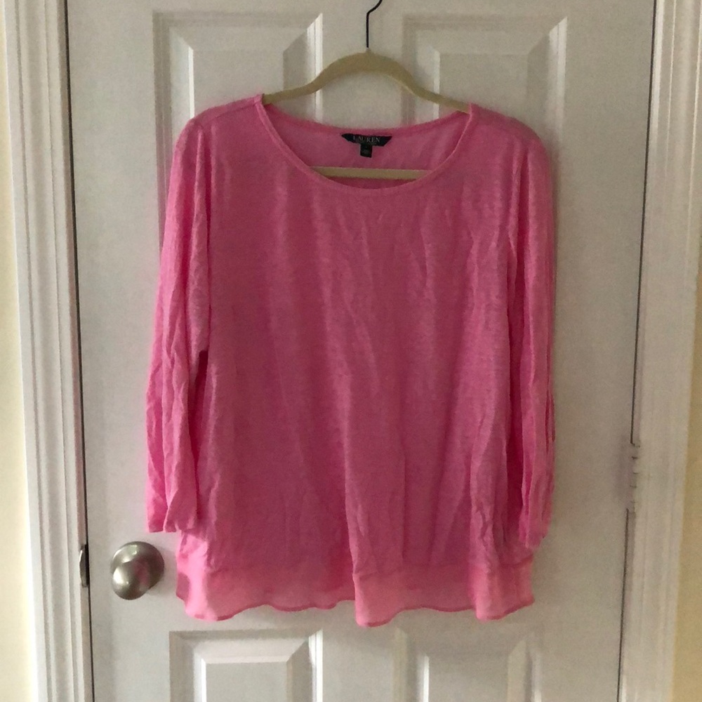 Ralph Lauren 3/4 length sleeve shirt